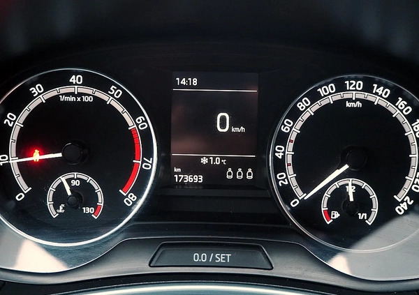 Skoda Fabia cena 39900 przebieg: 173700, rok produkcji 2020 z Białobrzegi małe 172